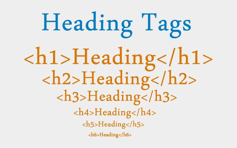 HEADING TAGS IN SEO